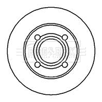 Disque de frein BORG & BECK BBD4160