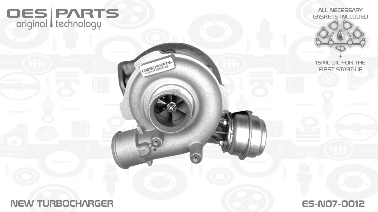 Turbocompresseur, suralimentation OES PARTS ES-N07-0012