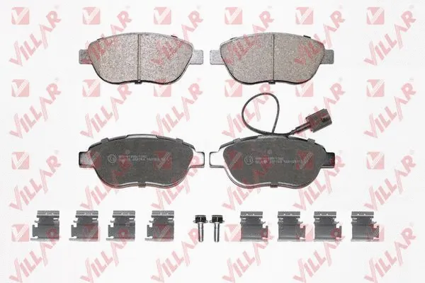 Kit de plaquettes de frein, frein à disque VILLAR 626.0764K