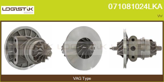 Groupe carter, turbocompresseur LGK 071081024LKA