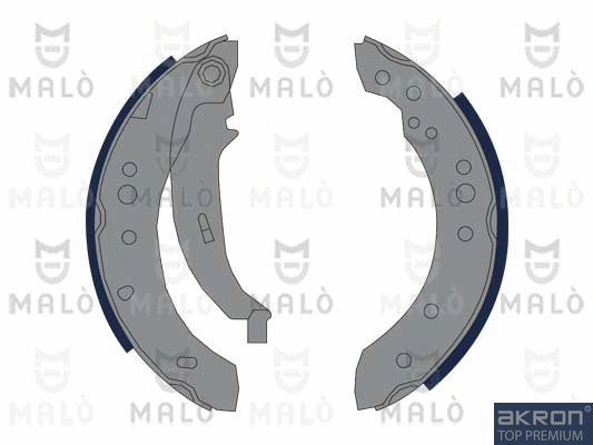 Jeu de mâchoires de frein AKRON-MALÒ 1390246