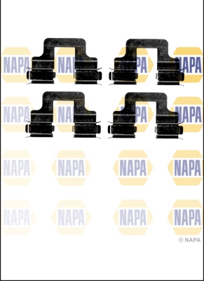 Kit d'accessoires, plaquette de frein à disque NAPA NFK1007