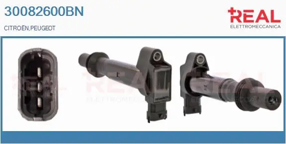 Bobine d'allumage REAL 30082600BN