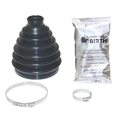 Jeu de joints-soufflets, arbre de commande BIRTH 7654/KM