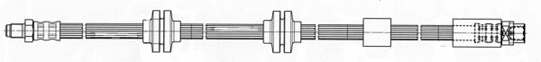 Flexible de frein CEF 512490