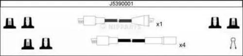 Kit de câbles d'allumage NIPPARTS J5390001