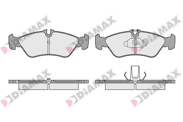 Kit de plaquettes de frein, frein à disque DIAMAX N09507