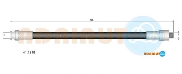 Flexible de frein ADRIAUTO 41.1218