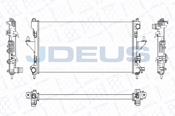 Radiateur, refroidissement du moteur JDEUS M-0070230