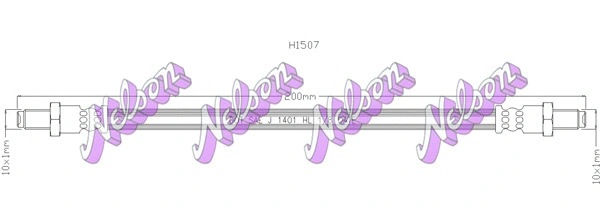 Flexible de frein BROVEX-NELSON H1507