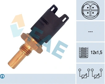 Sonde, température du liquide de refroidissement FAE 33296