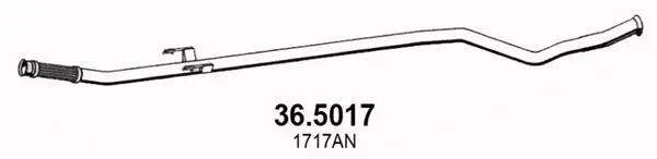 Tuyau d'échappement ASSO 36.5017