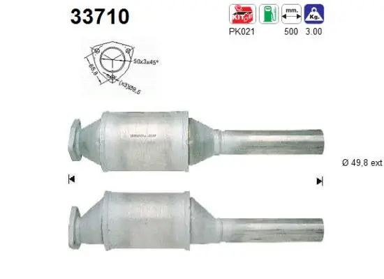 Catalyseur AS 33710