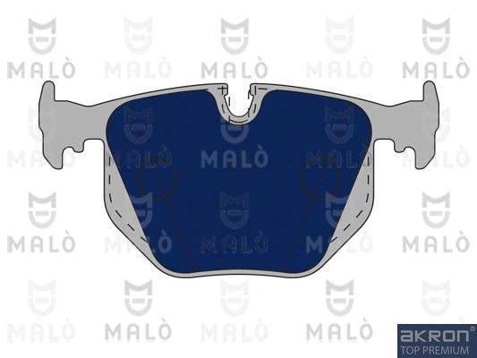 Kit de plaquettes de frein, frein à disque AKRON-MALÒ 1050445