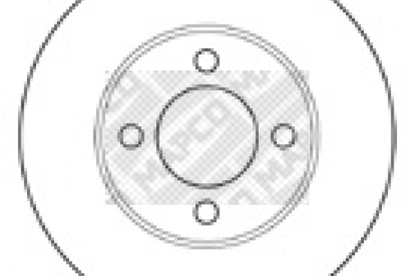 Disque de frein MAPCO 15710