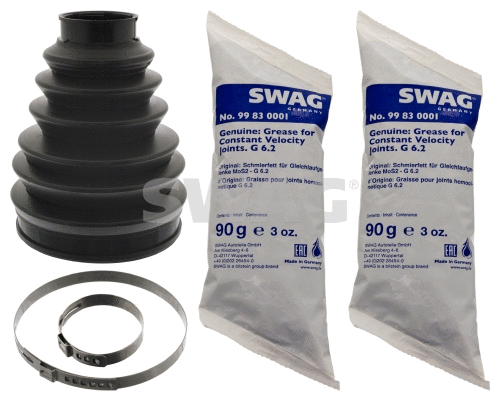 Jeu de joints-soufflets, arbre de commande SWAG 64 10 0002
