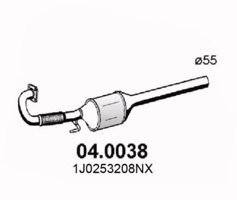 Catalyseur ASSO 04.0038
