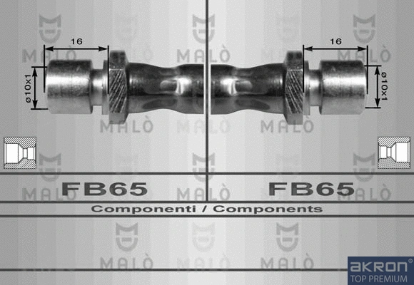 Flexible de frein AKRON-MALÒ 80112