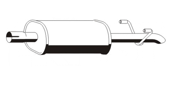 Silencieux central VEGAZ GmbH MS-464ERNS