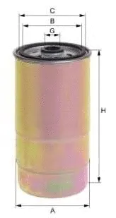 Filtre à carburant UNIFLUX FILTERS XN647