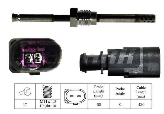 Capteur, température des gaz LEMARK LXT260