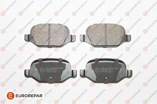 Kit de plaquettes de frein, frein à disque EUROREPAR 1639370180