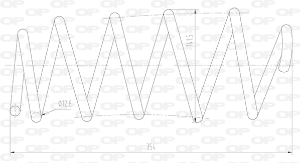 Ressort de suspension OPEN PARTS CSR9015.02
