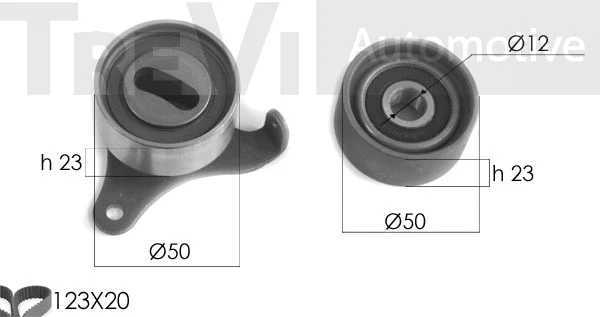 Kit de courroie crantée TREVI AUTOMOTIVE KD1142