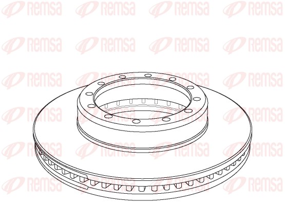Disque de frein REMSA NCA1073.20