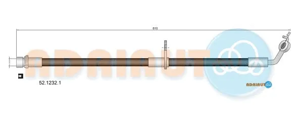 Flexible de frein ADRIAUTO 52.1232.1