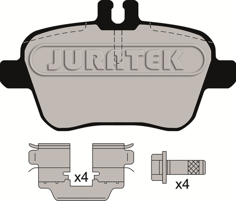 Kit de plaquettes de frein, frein à disque JURATEK JCP8134