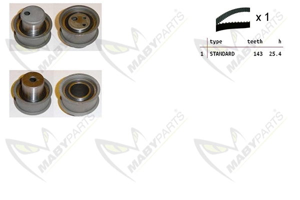 Kit de courroie crantée MABYPARTS OBK010394