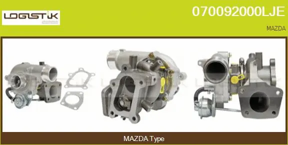Turbocompresseur, suralimentation LGK 070092000LJE