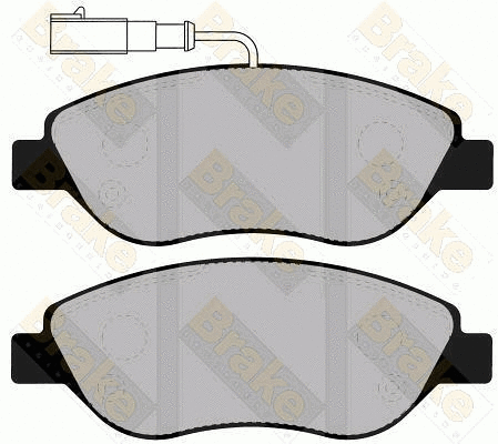 Kit de plaquettes de frein, frein à disque Brake ENGINEERING PA1308