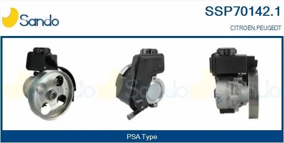 Pompe hydraulique, direction SANDO SSP70142.1