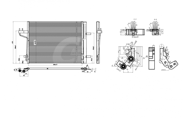 Condenseur, climatisation HART 623 934