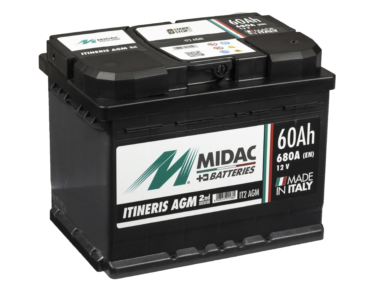 Batterie de démarrage MIDAC S.p.A. IT2 AGM