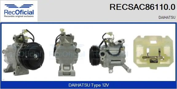 Compresseur, climatisation RECOFICIAL RECSAC86110.0