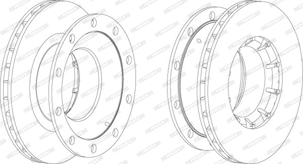 Disque de frein FERODO FCR172A