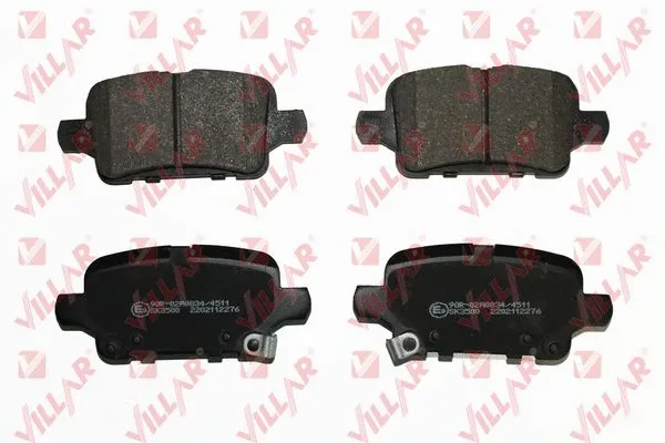 Kit de plaquettes de frein, frein à disque VILLAR 626.2276