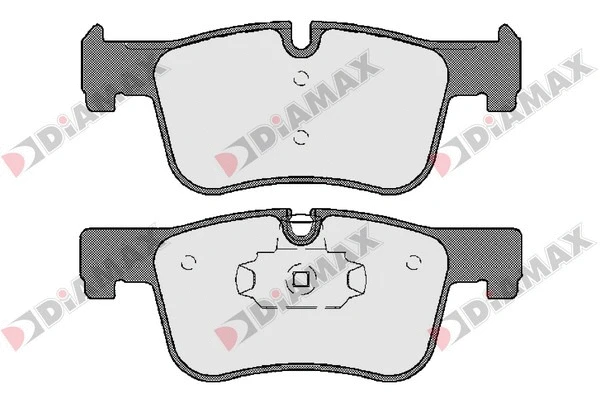 Kit de plaquettes de frein, frein à disque DIAMAX N09602
