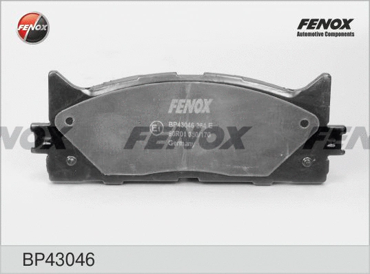 Kit de plaquettes de frein, frein à disque FENOX BP43046