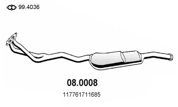 Catalyseur ASSO 08.0008