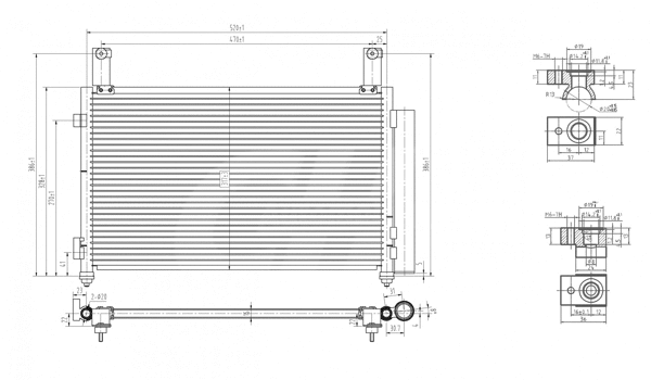 Condenseur, climatisation HART 607 810