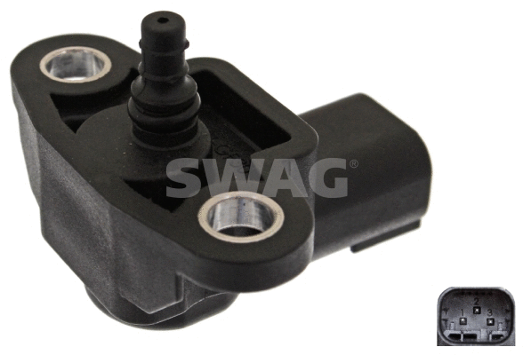 Capteur, pression de suralimentation SWAG 10 94 4466