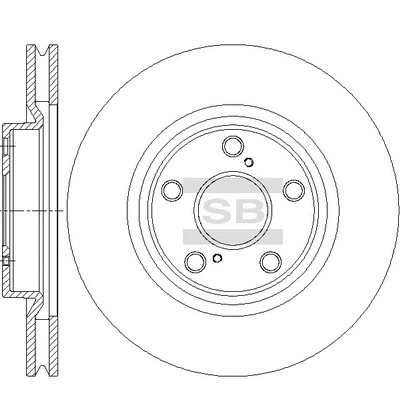 Disque de frein Hi-Q SD4644