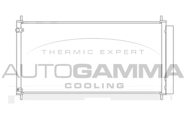 Condenseur, climatisation AUTOGAMMA 105354