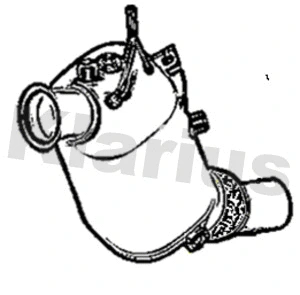 Filtre à particules / à suie, échappement KLARIUS 390740