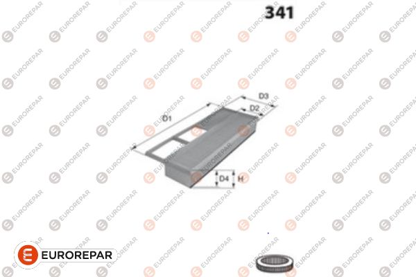 Filtre à air EUROREPAR 1694141680