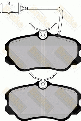 Kit de plaquettes de frein, frein à disque Brake ENGINEERING PA590